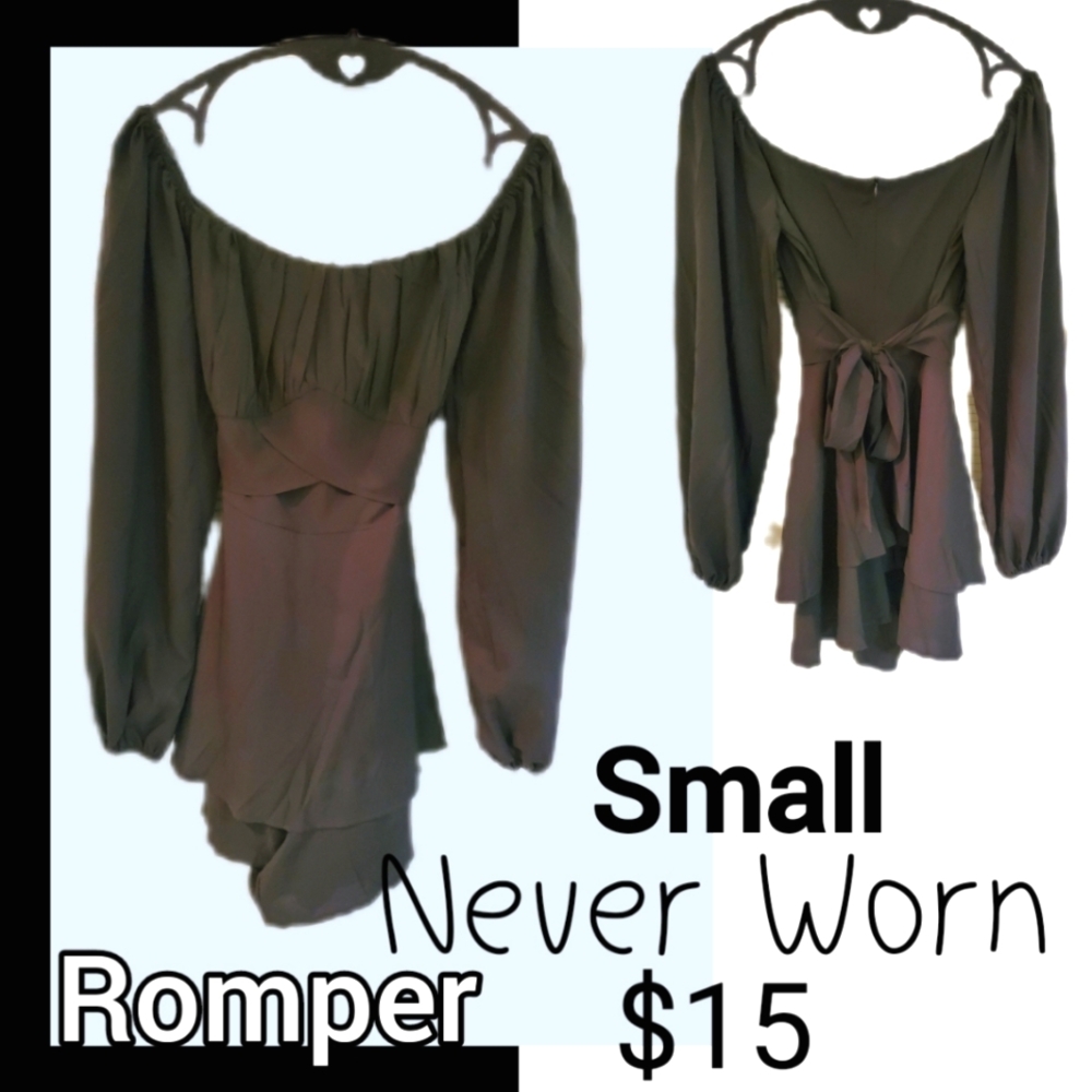 New Black Romper